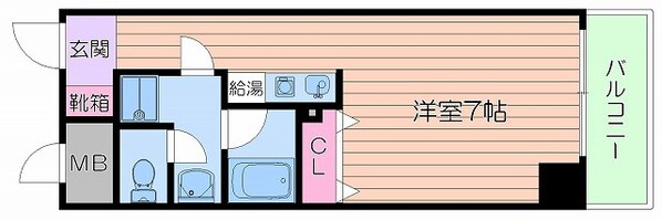 アイディール中之島の物件間取画像